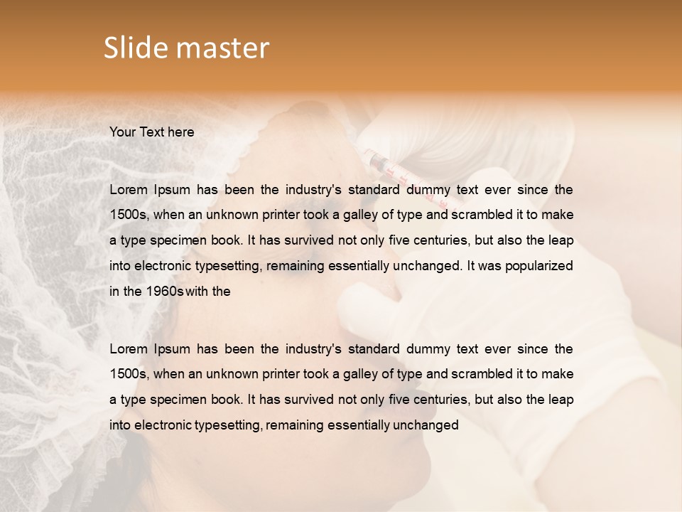 Lips Skincare Doctor PowerPoint Template