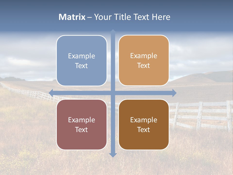Horizon Tranquil White PowerPoint Template