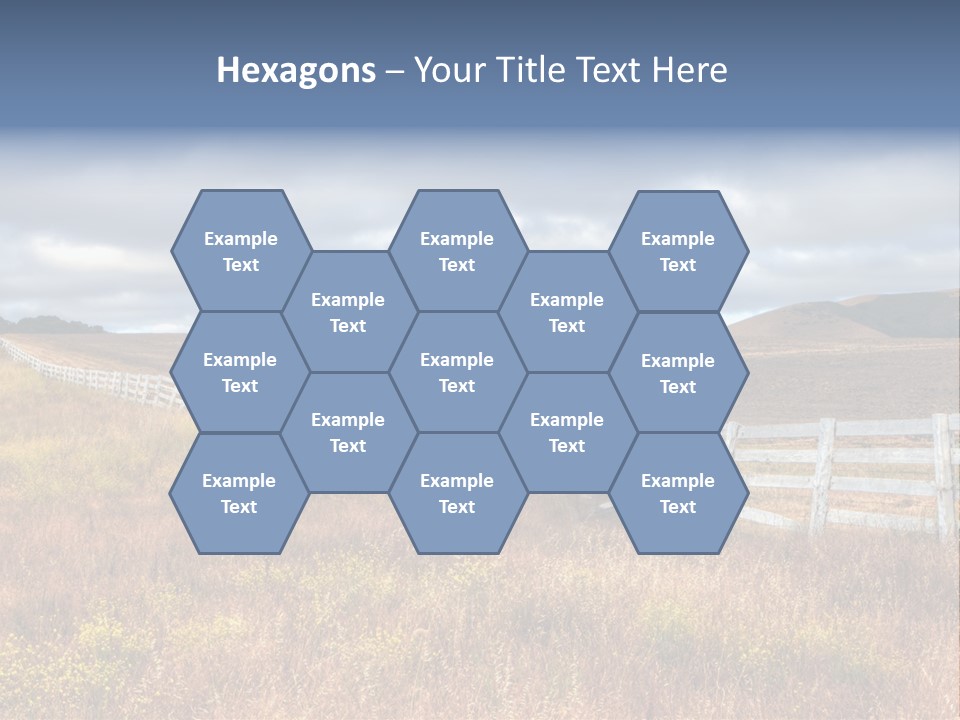 Horizon Tranquil White PowerPoint Template