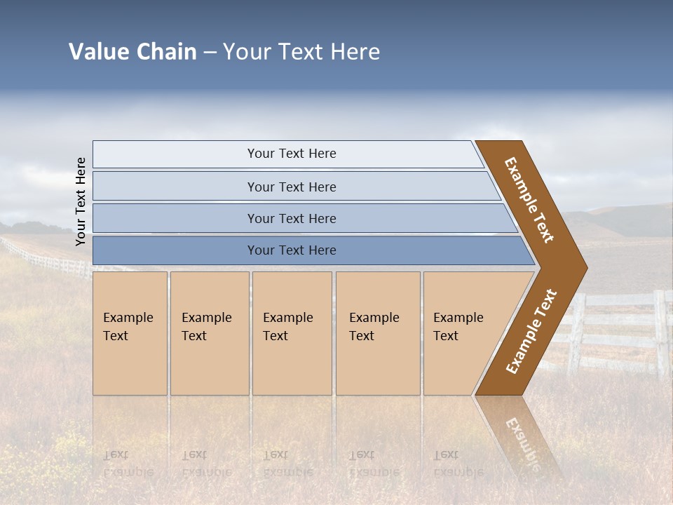 Horizon Tranquil White PowerPoint Template
