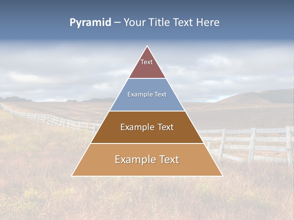 Horizon Tranquil White PowerPoint Template
