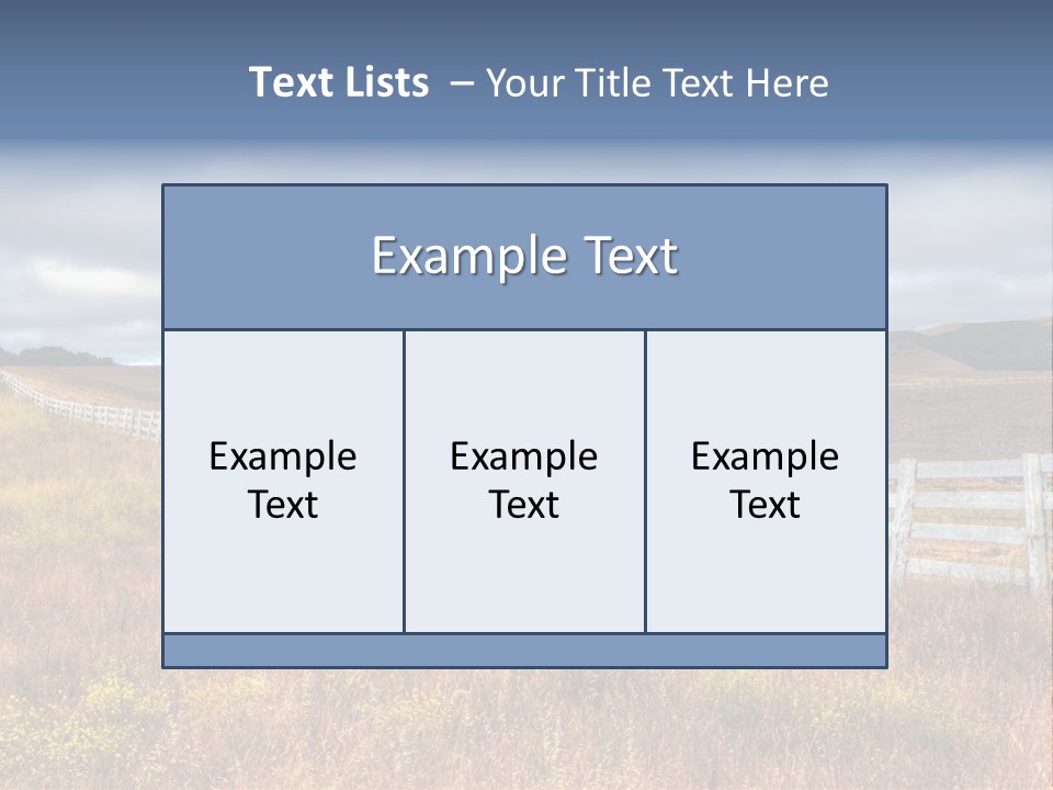 Horizon Tranquil White PowerPoint Template