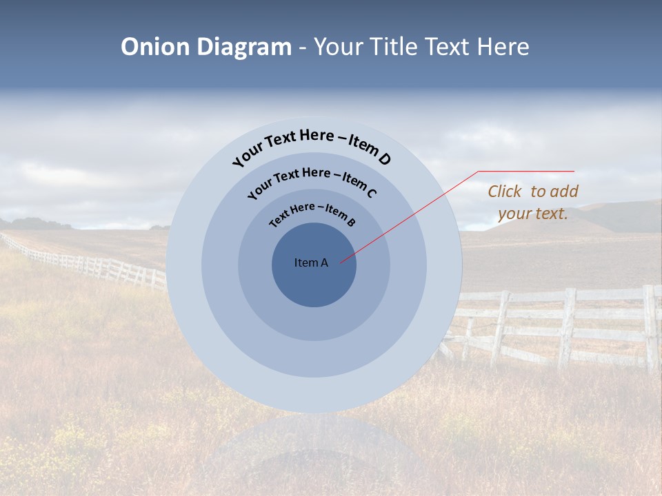 Horizon Tranquil White PowerPoint Template