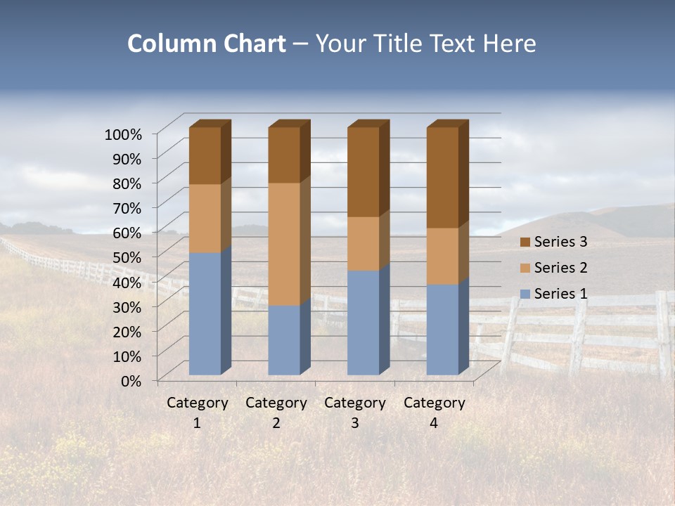 Horizon Tranquil White PowerPoint Template
