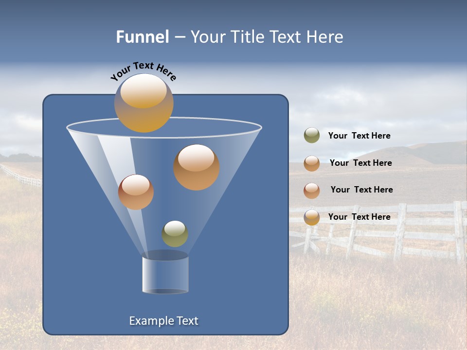 Horizon Tranquil White PowerPoint Template