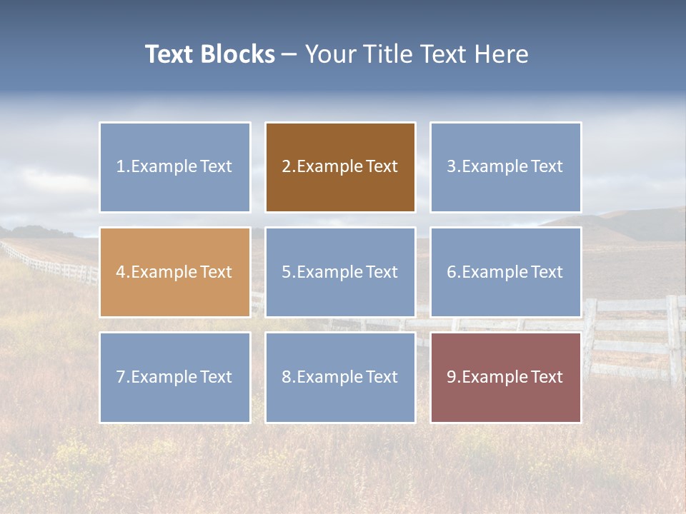 Horizon Tranquil White PowerPoint Template