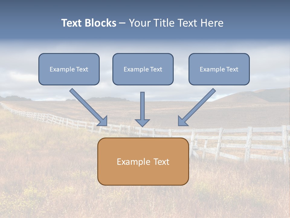 Horizon Tranquil White PowerPoint Template