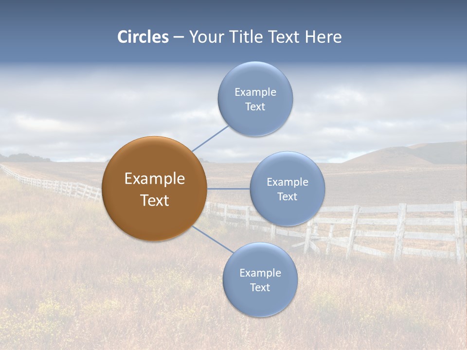 Horizon Tranquil White PowerPoint Template