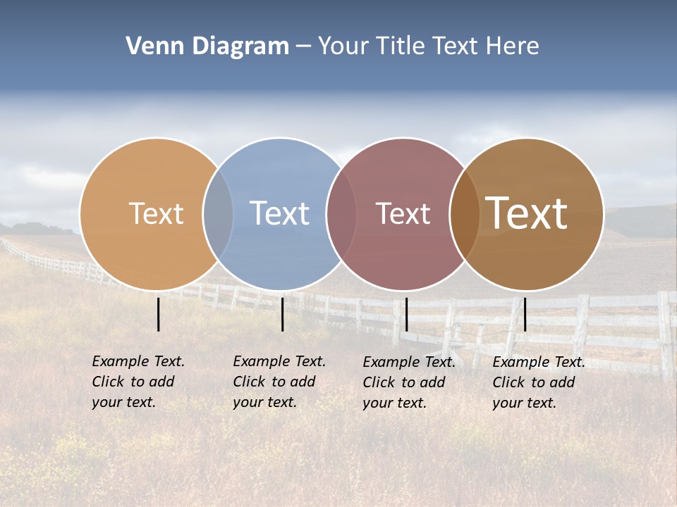 Horizon Tranquil White PowerPoint Template