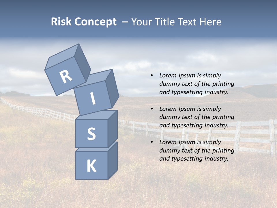 Horizon Tranquil White PowerPoint Template