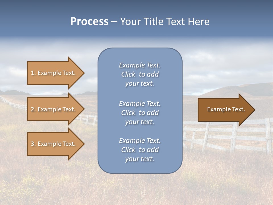 Horizon Tranquil White PowerPoint Template
