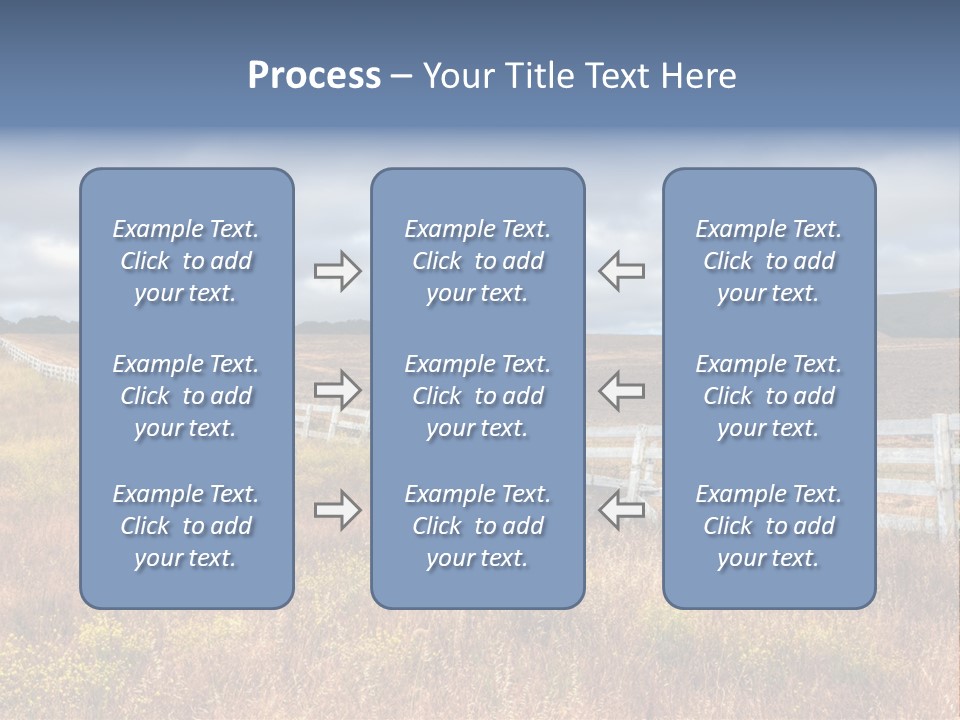 Horizon Tranquil White PowerPoint Template