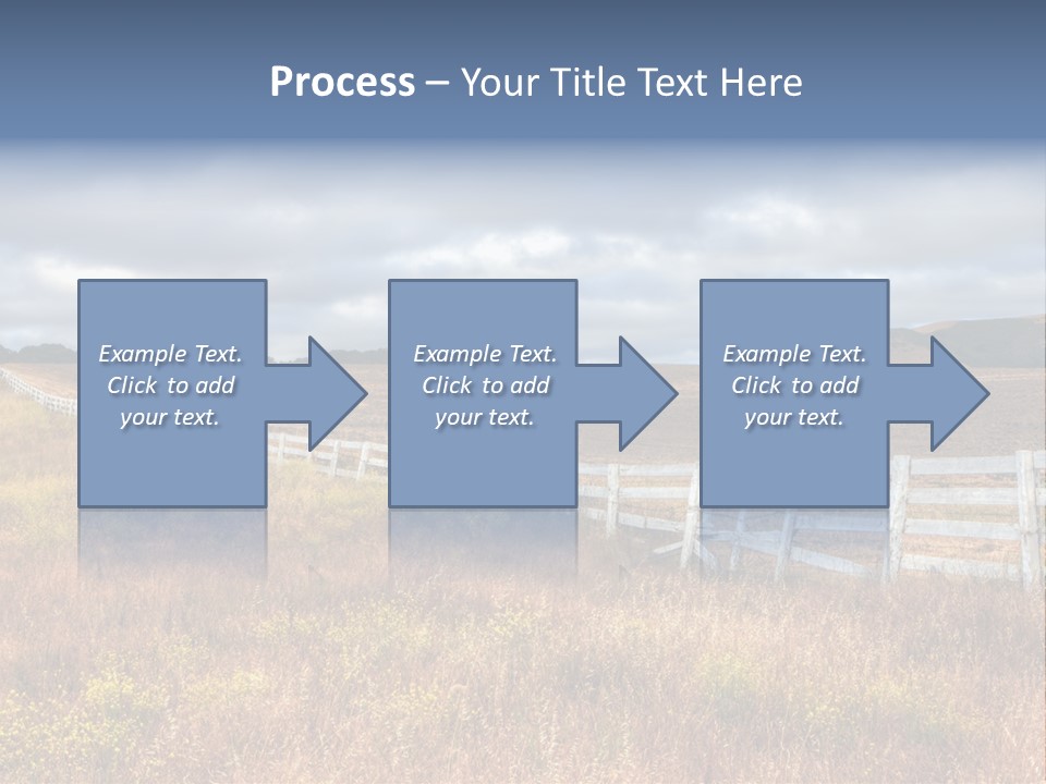 Horizon Tranquil White PowerPoint Template