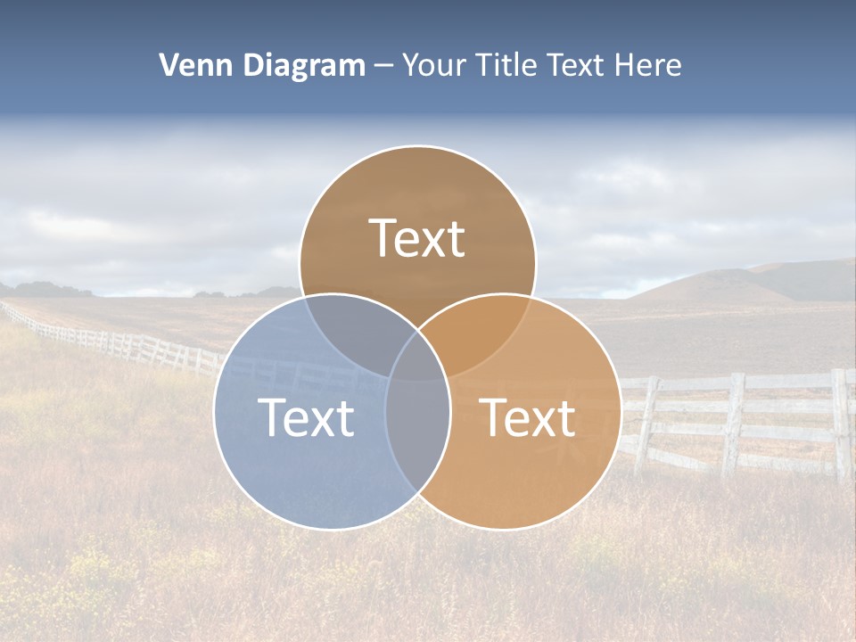 Horizon Tranquil White PowerPoint Template