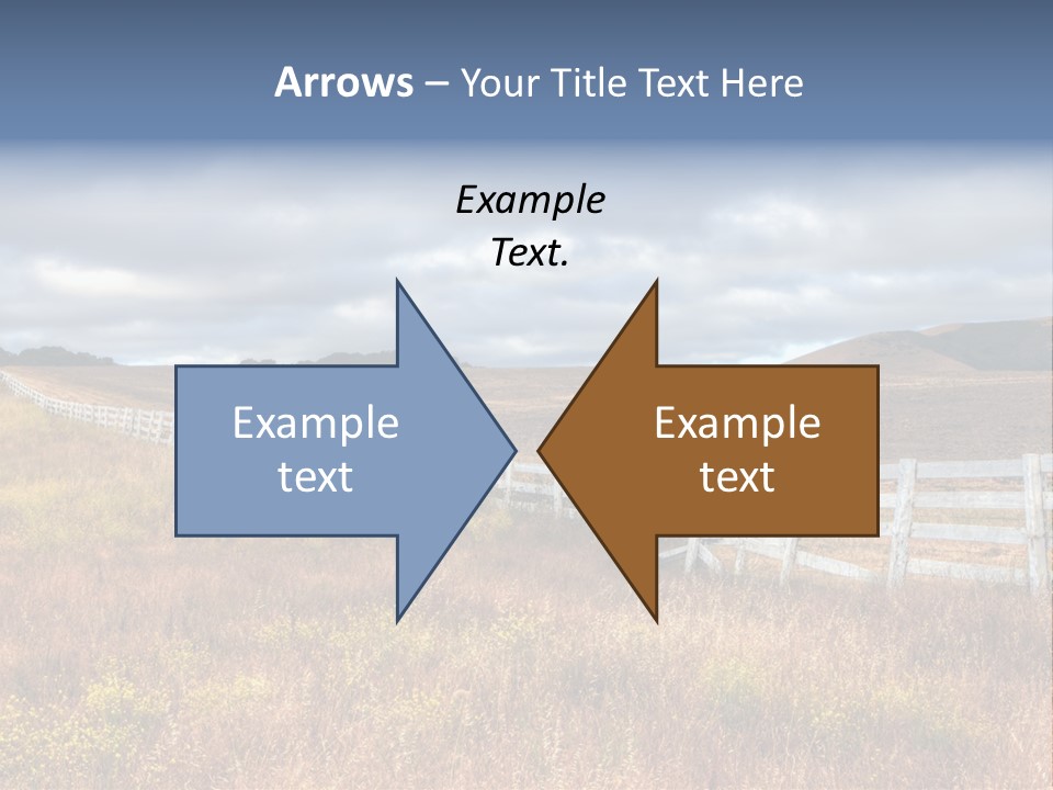 Horizon Tranquil White PowerPoint Template