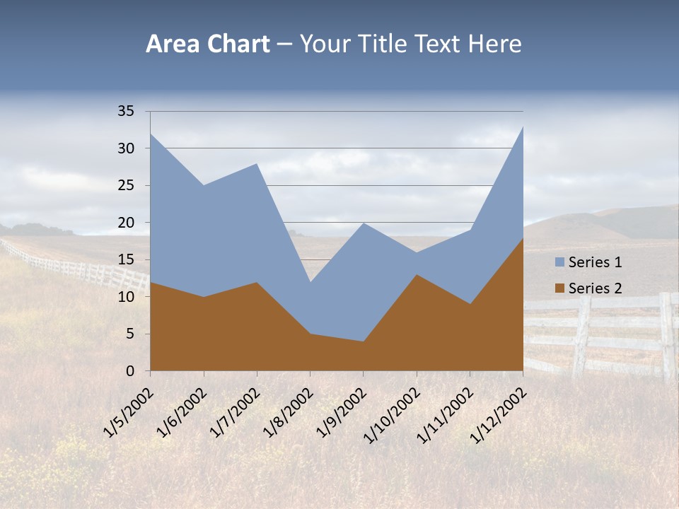 Horizon Tranquil White PowerPoint Template