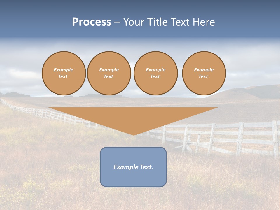 Horizon Tranquil White PowerPoint Template