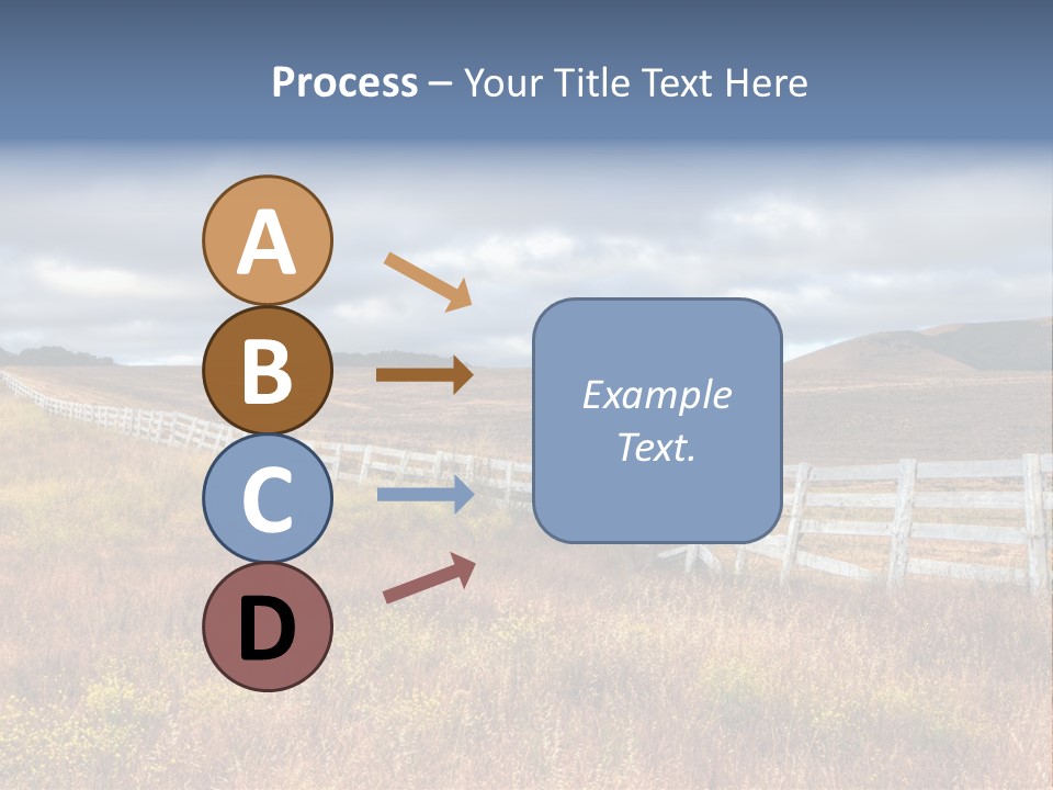 Horizon Tranquil White PowerPoint Template