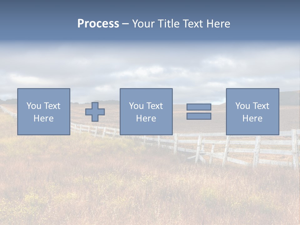 Horizon Tranquil White PowerPoint Template
