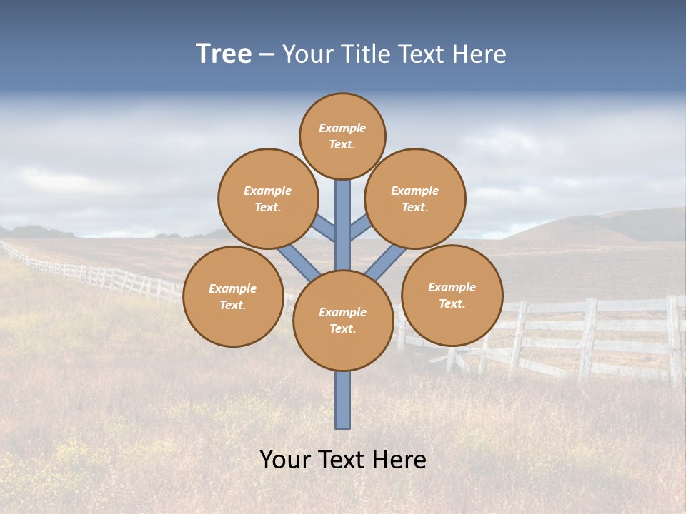 Horizon Tranquil White PowerPoint Template