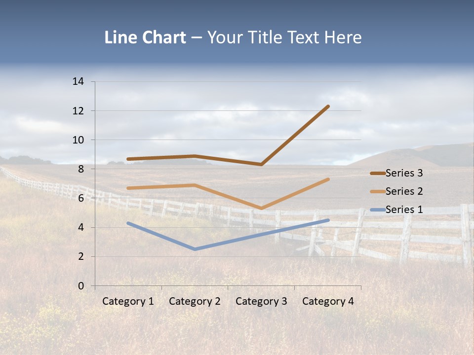 Horizon Tranquil White PowerPoint Template