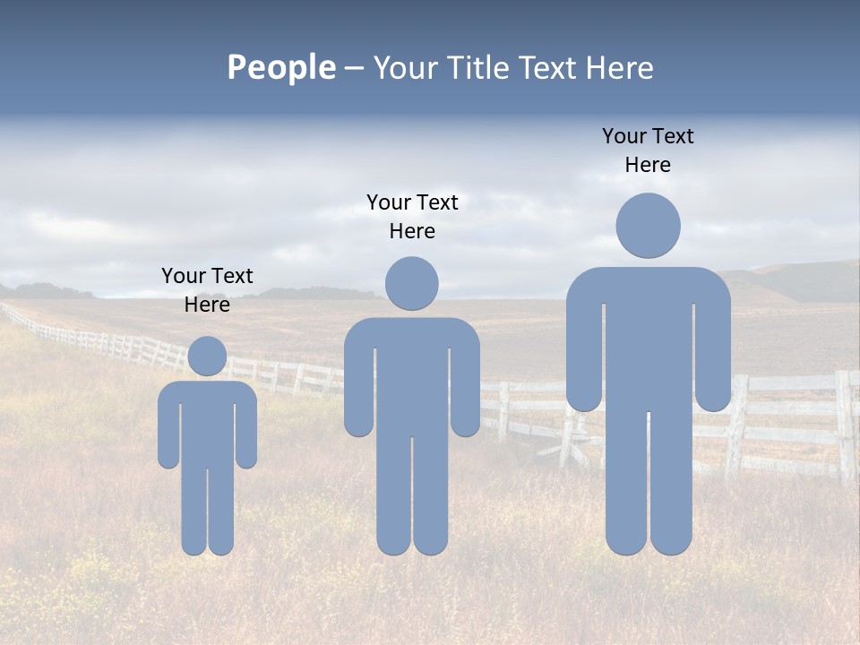 Horizon Tranquil White PowerPoint Template