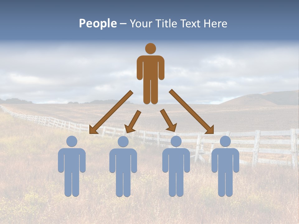 Horizon Tranquil White PowerPoint Template