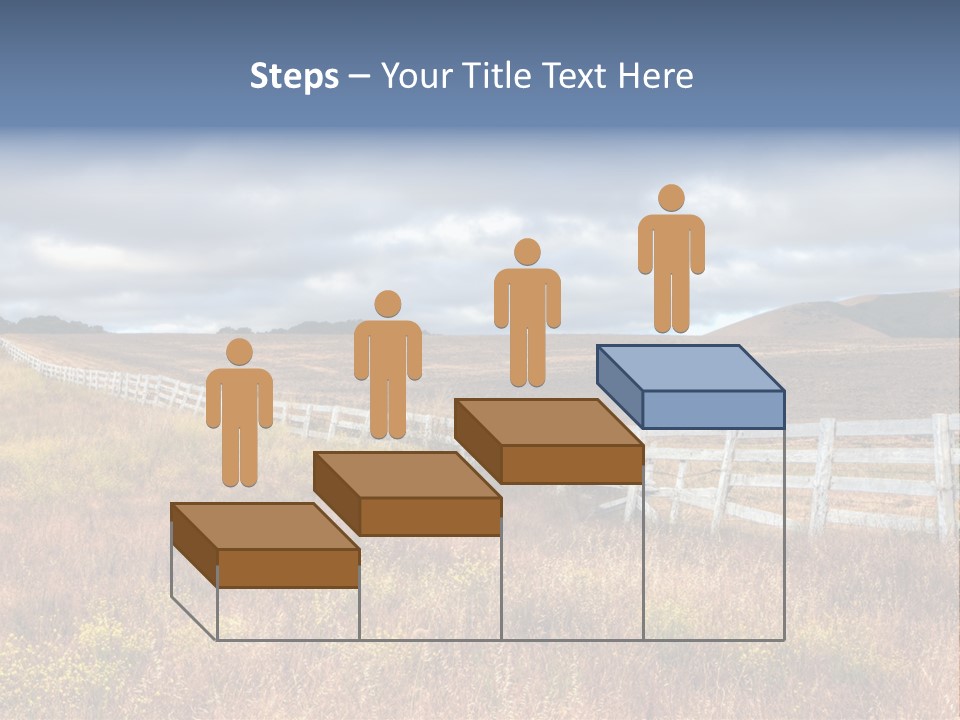 Horizon Tranquil White PowerPoint Template
