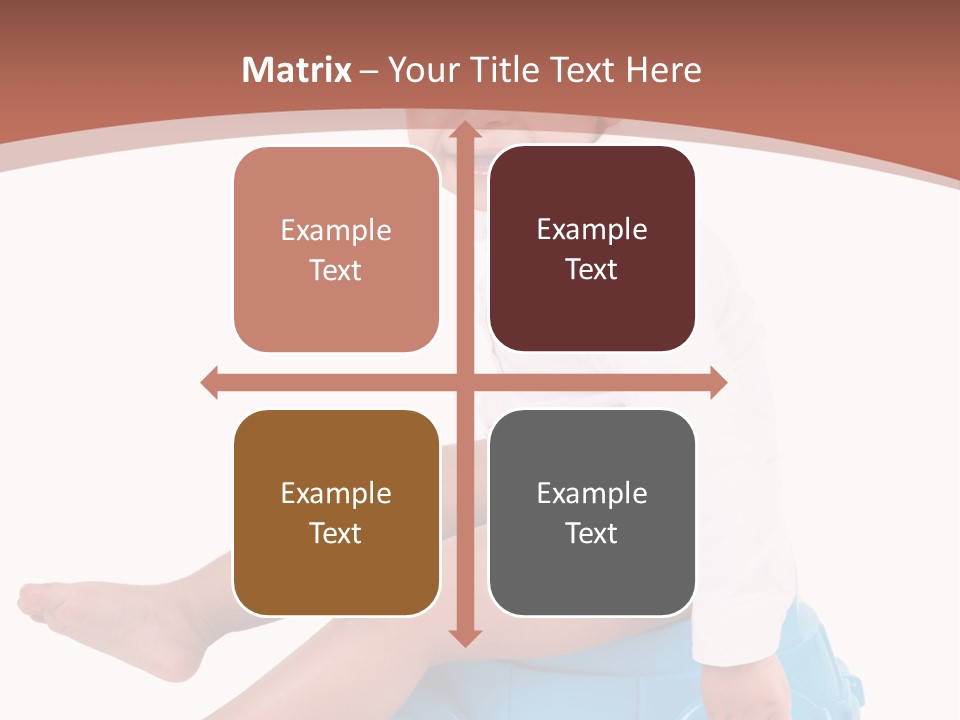 Isolated Adorable Human PowerPoint Template