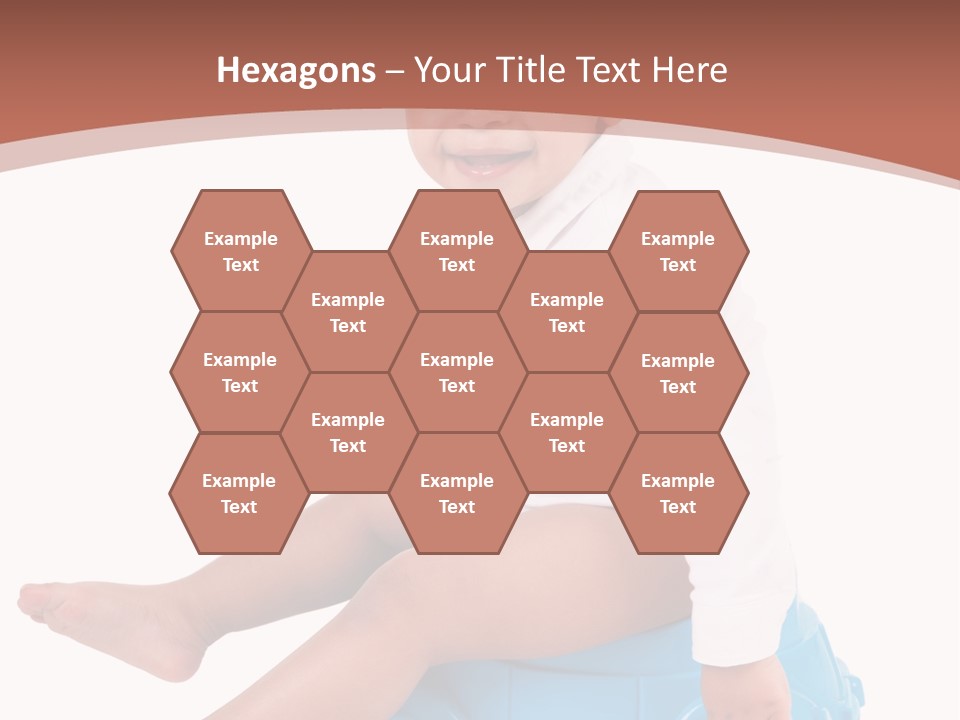 Isolated Adorable Human PowerPoint Template