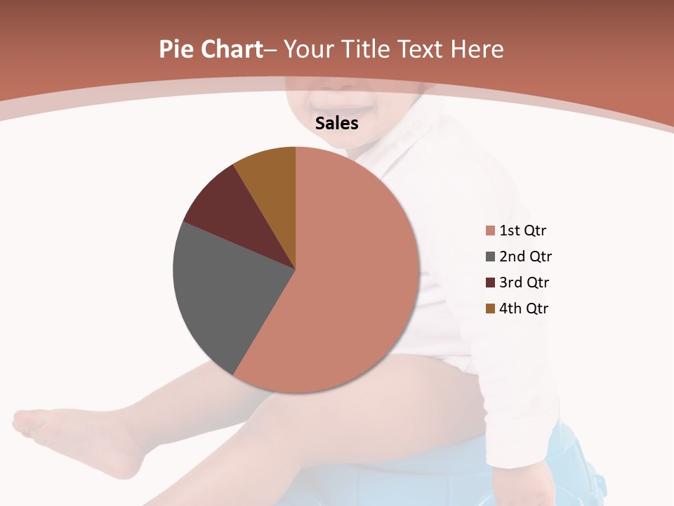 Isolated Adorable Human PowerPoint Template
