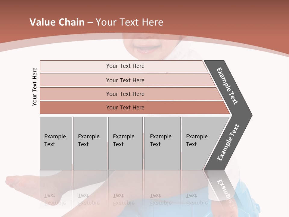 Isolated Adorable Human PowerPoint Template