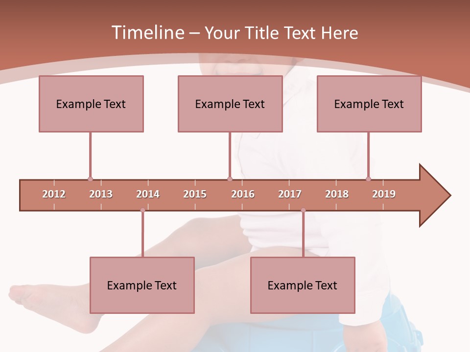 Isolated Adorable Human PowerPoint Template