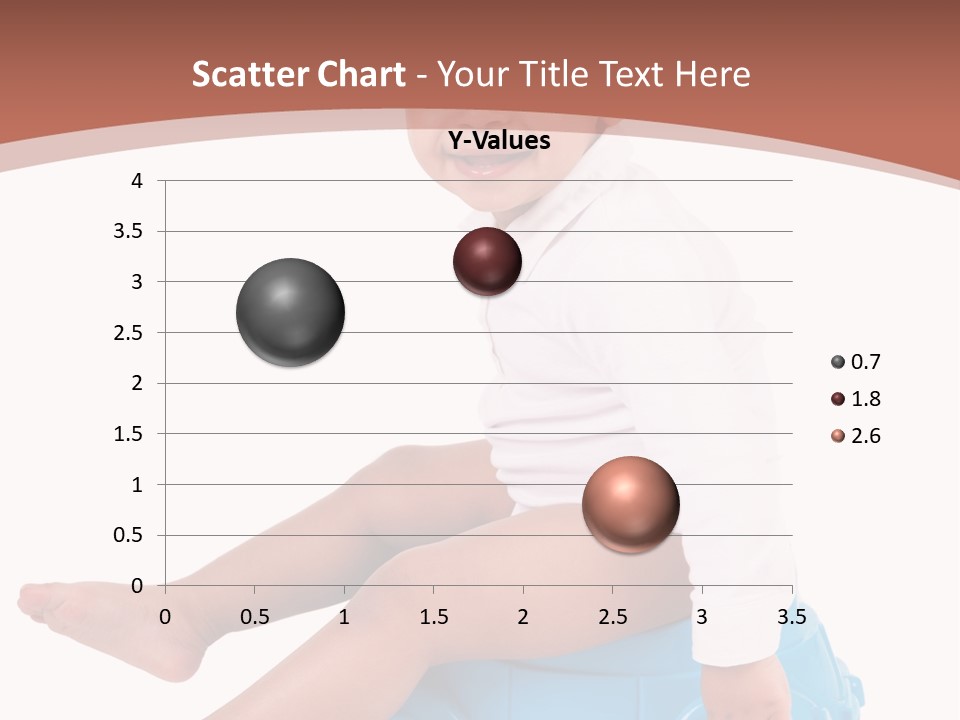 Isolated Adorable Human PowerPoint Template
