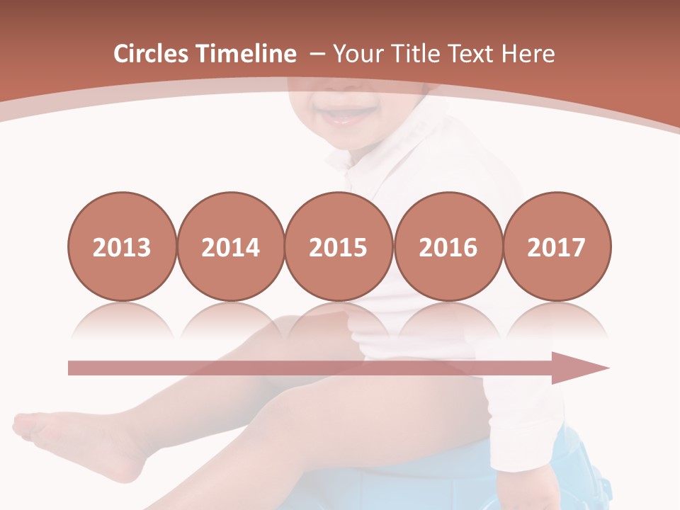 Isolated Adorable Human PowerPoint Template