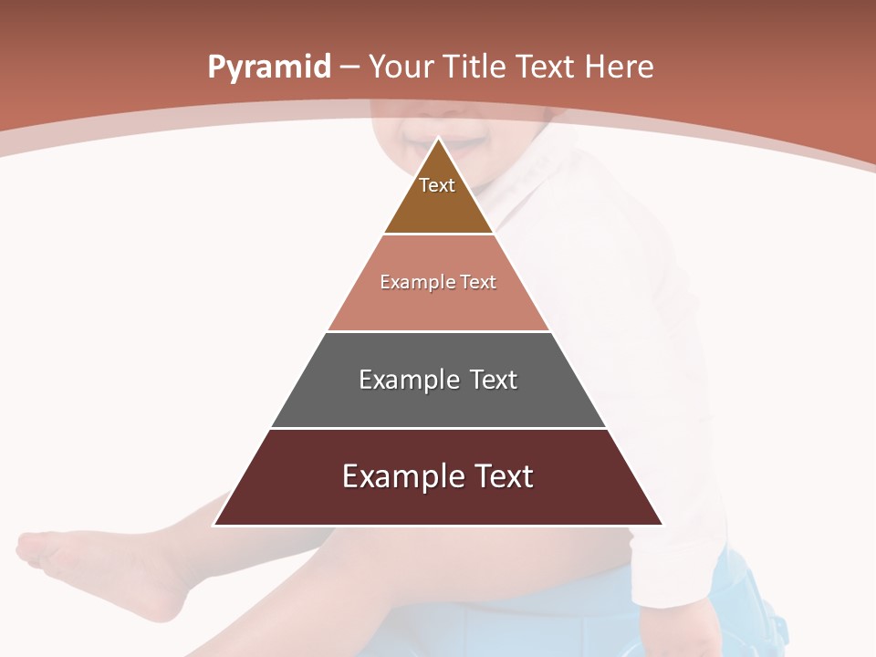 Isolated Adorable Human PowerPoint Template