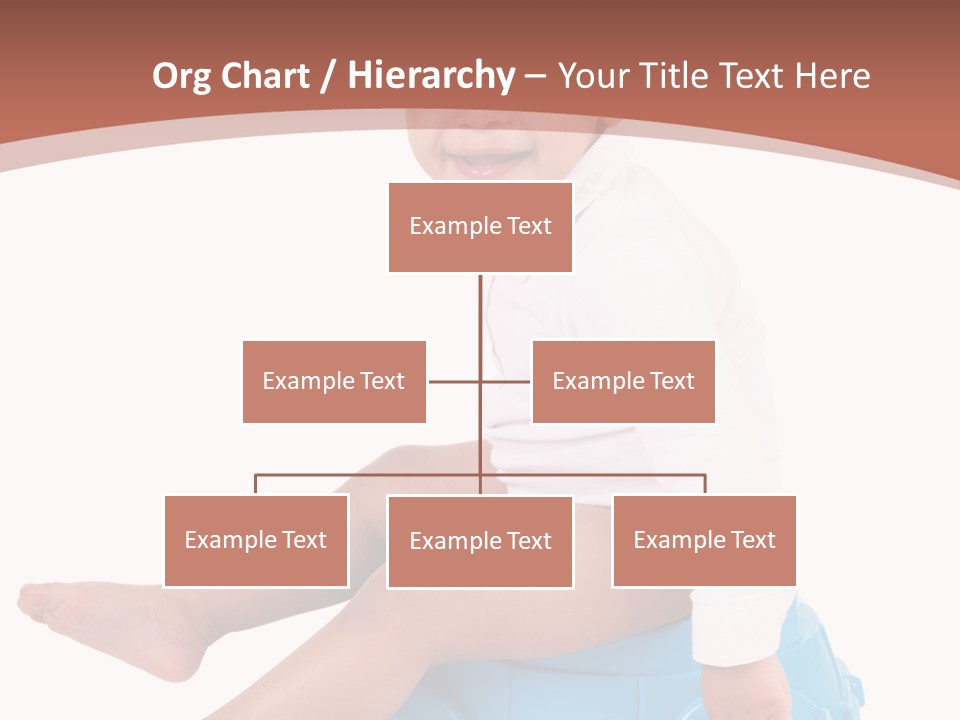 Isolated Adorable Human PowerPoint Template