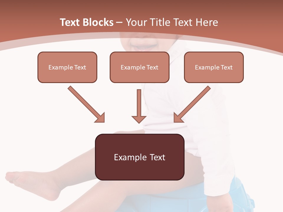 Isolated Adorable Human PowerPoint Template