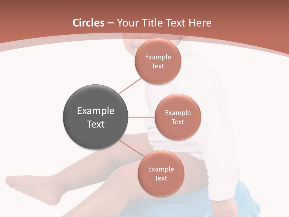 Isolated Adorable Human PowerPoint Template