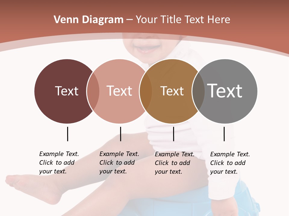Isolated Adorable Human PowerPoint Template