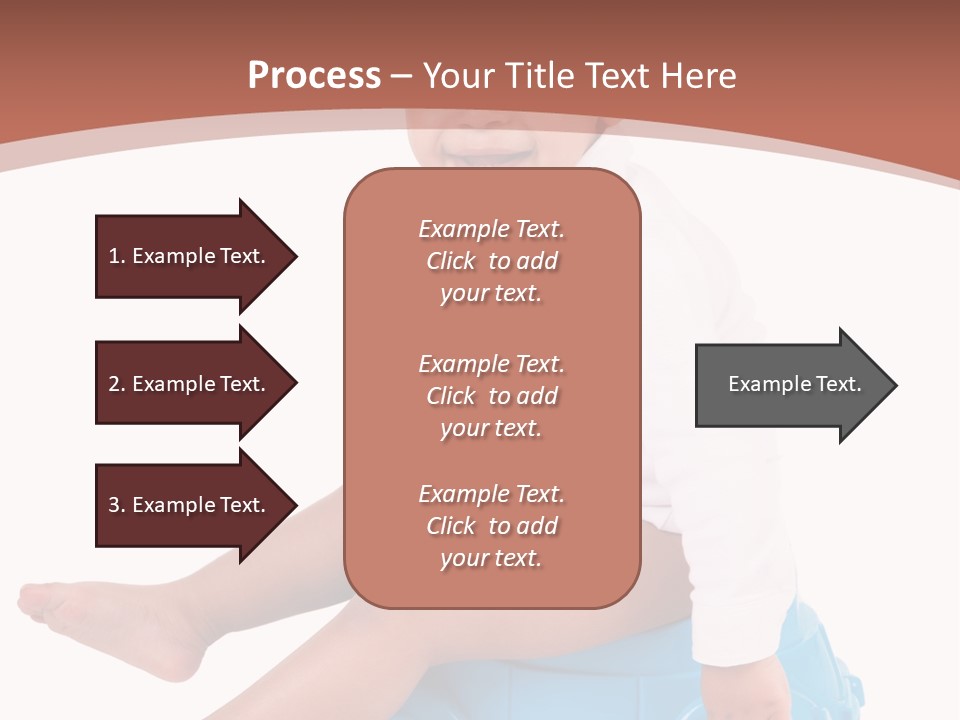 Isolated Adorable Human PowerPoint Template