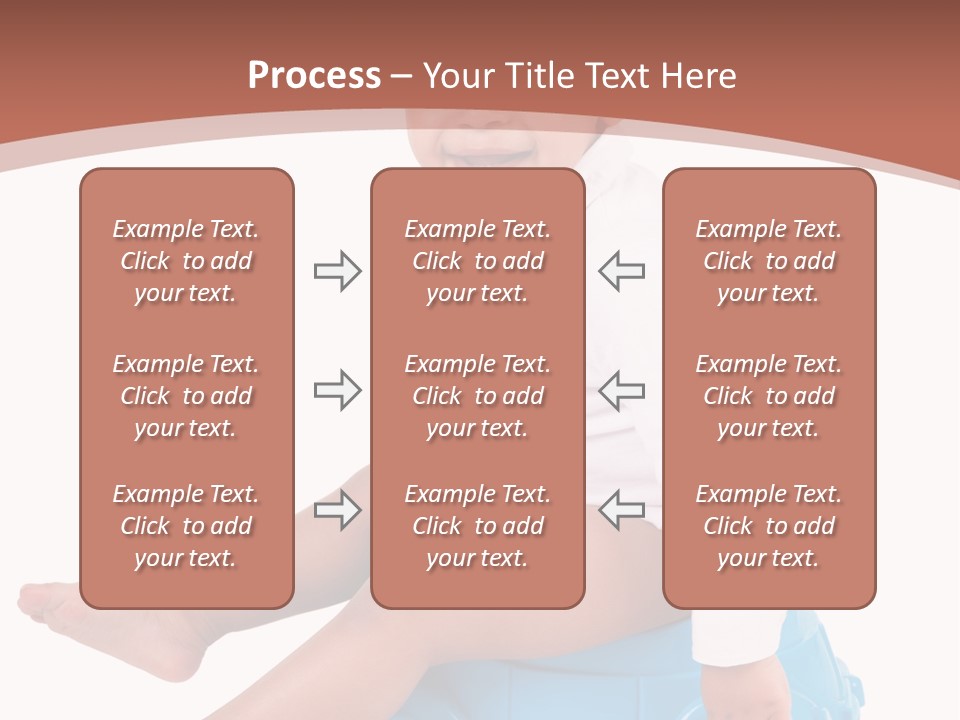 Isolated Adorable Human PowerPoint Template