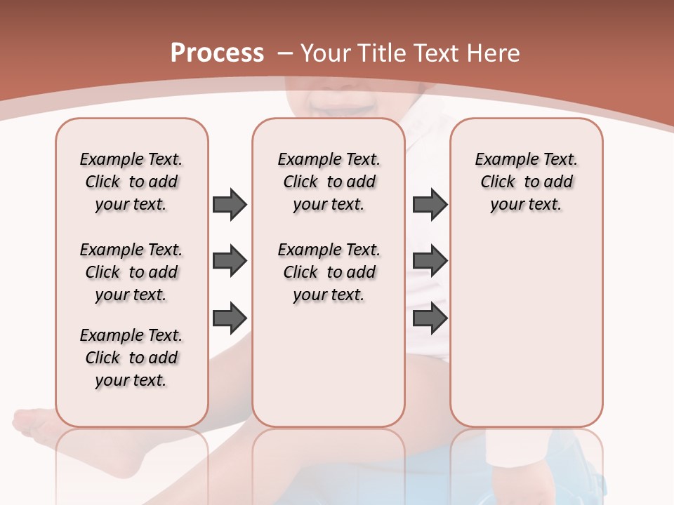 Isolated Adorable Human PowerPoint Template