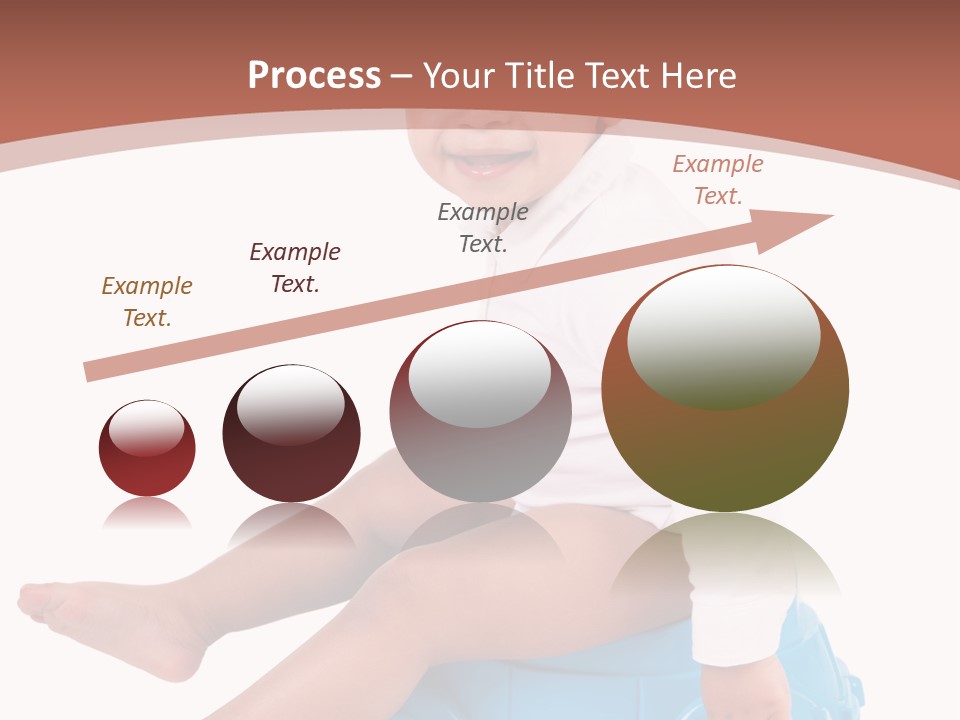 Isolated Adorable Human PowerPoint Template