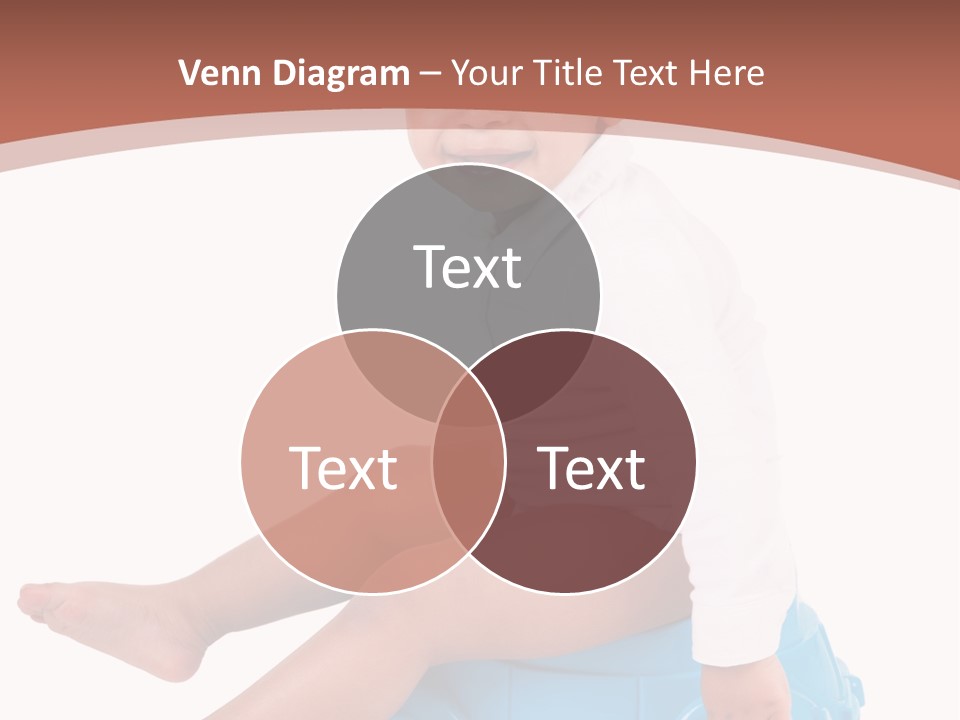 Isolated Adorable Human PowerPoint Template