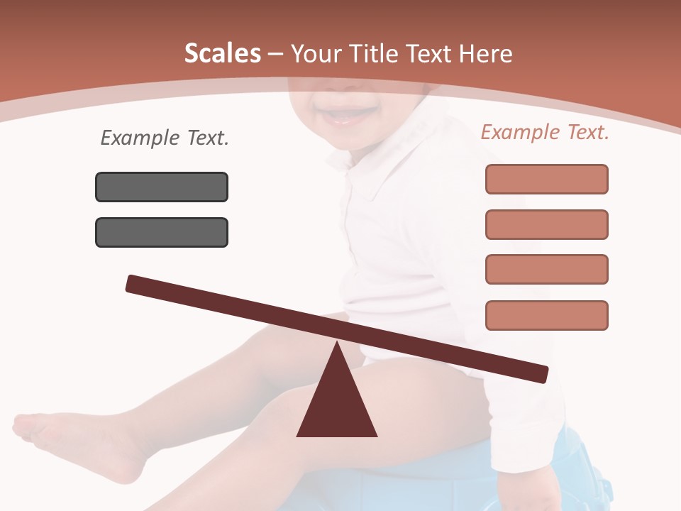 Isolated Adorable Human PowerPoint Template