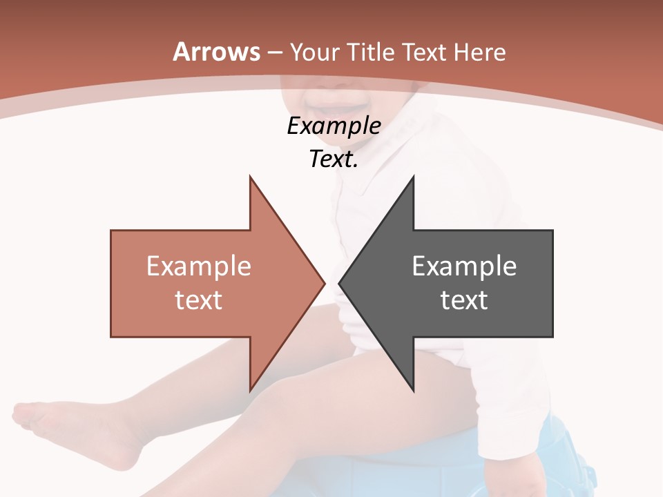 Isolated Adorable Human PowerPoint Template