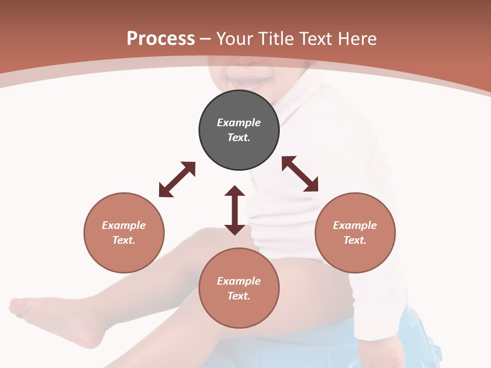 Isolated Adorable Human PowerPoint Template