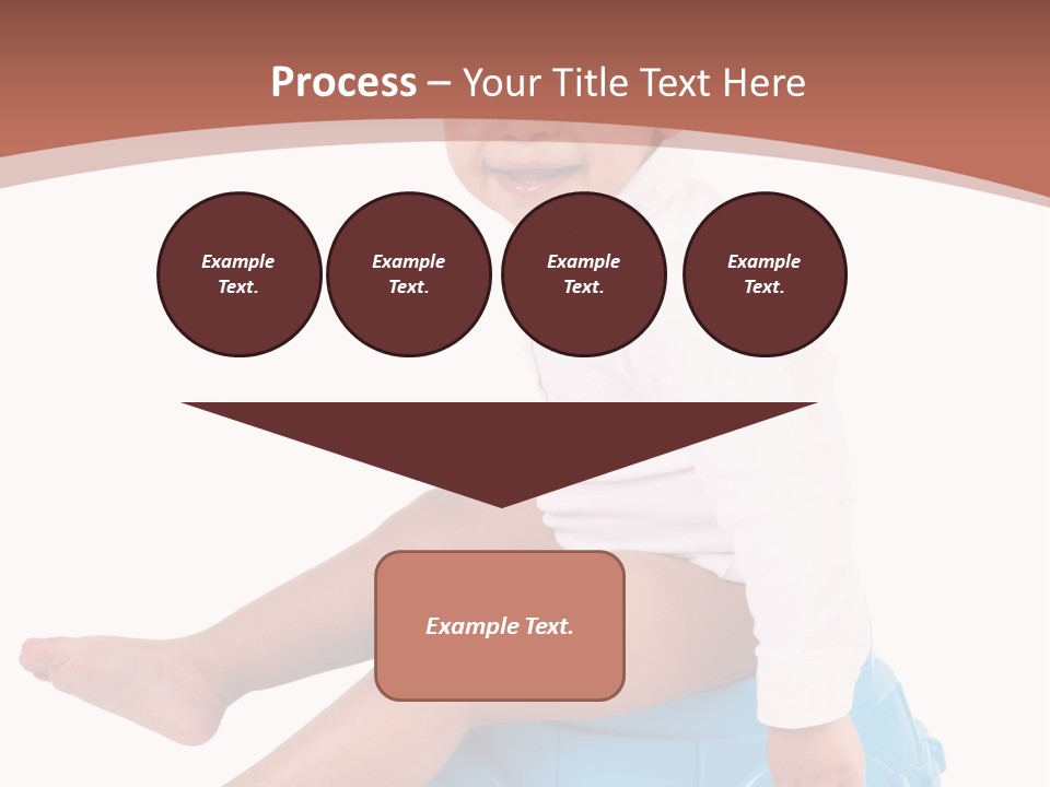 Isolated Adorable Human PowerPoint Template