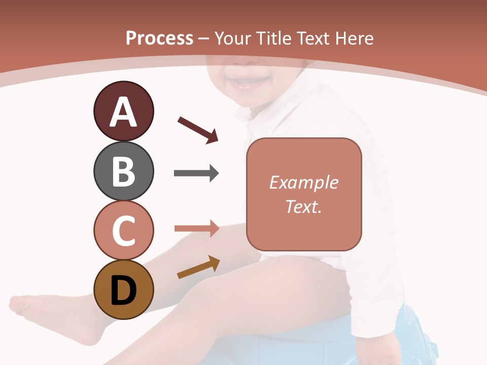 Isolated Adorable Human PowerPoint Template